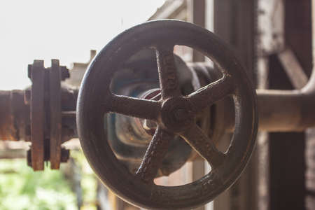 Landschaftspark Duisburg-Nord, former steelworks  industry Duisburg Ruhr Area Germanyの写真素材