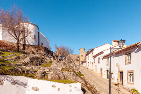 Picturesque Medieval Village Marvao in Alentejo Portugal Travel Europeの写真素材