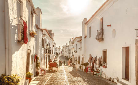 Medieval Village Monsaraz in Alentejo Portugal Travel Europeのeditorial素材