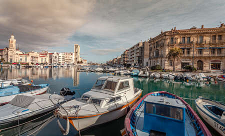Canal Royal is the shipping channel in Sete Languedoc France
