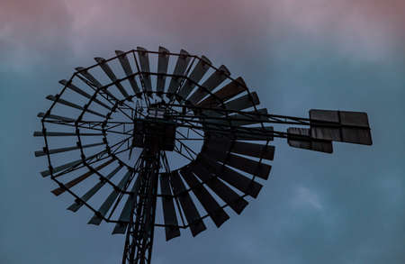 Windmill in the Duisburg Nord landscape park Industry Culture Germany Ruhrのeditorial素材