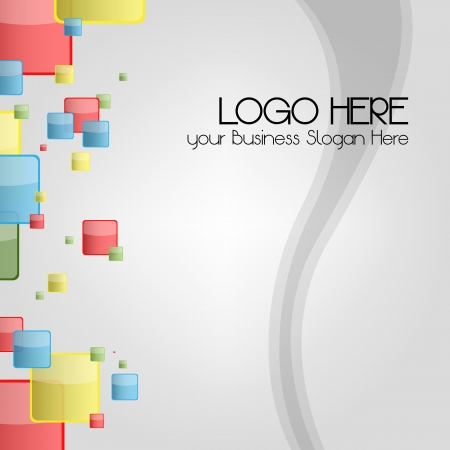 Business card or logo Background for stationary  A business multicolored background for the Contemporary Company Logo, perfect for stationary のイラスト素材