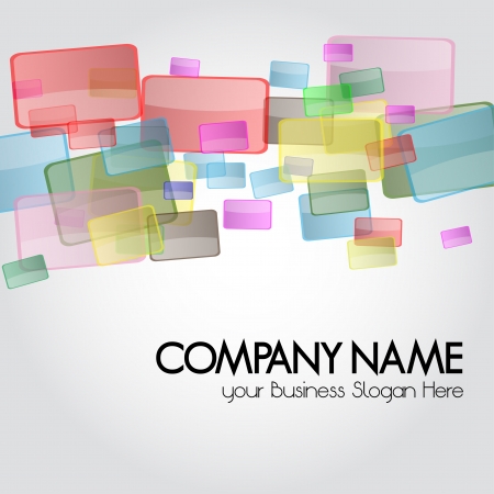 Business card or Design Background for stationary  A business multicolored background for the Contemporary Company Design, perfect for stationary のイラスト素材