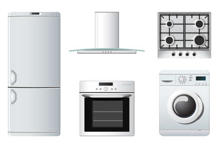 Household appliances | Kitchenのイラスト素材