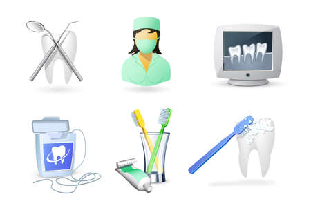 Medical icons set | Dentistryのイラスト素材
