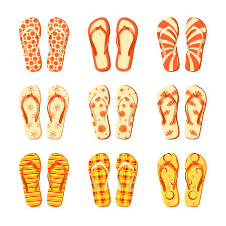 Flip-flops vectorのイラスト素材