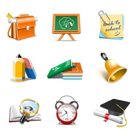 School icons | Bella series, part 1 School icons | Bella series, part 1
