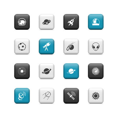 Space buttonsのイラスト素材