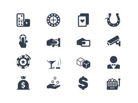 Casino and gambling のイラスト素材