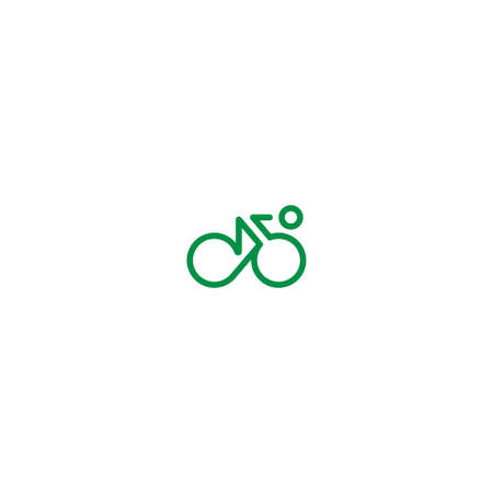 Cyclist line iconのイラスト素材