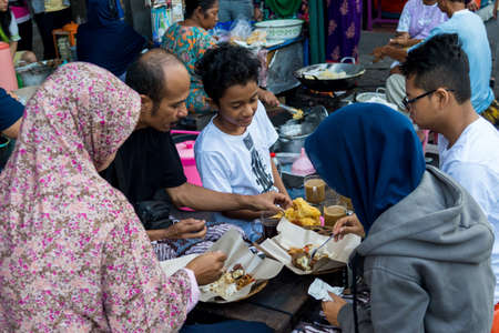 Yogyakarta Indonesia Street Food on the morningのeditorial素材