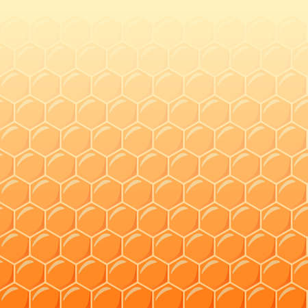 Honeycomb as vector background, soft lightのイラスト素材