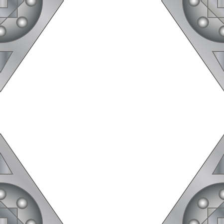 Seamless ritter designed background, grayのイラスト素材