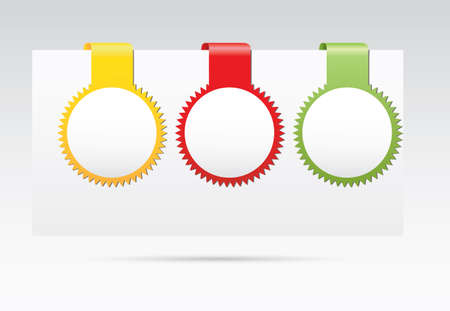 Stickers for promote various products.のイラスト素材