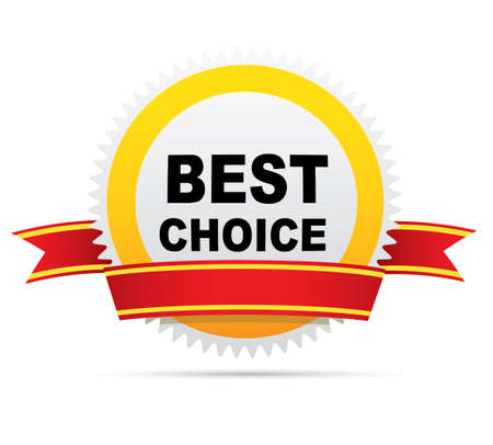 Label - Best Choice. Vectorのイラスト素材