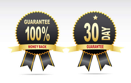 30 days money back badgeのイラスト素材