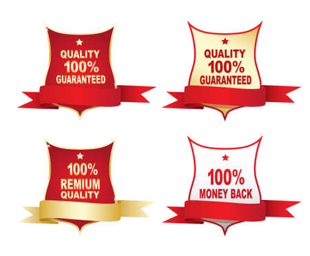 Labels - Guaranteed 100.のイラスト素材