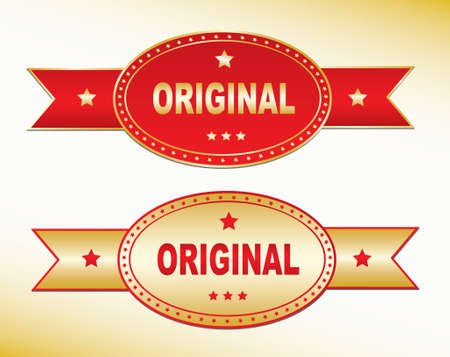 Stickers - original. Vectorのイラスト素材