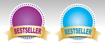 Labels - bestseller.のイラスト素材