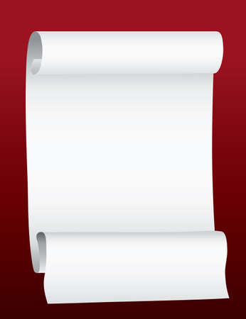 Scroll of paper.のイラスト素材