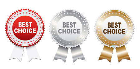 Labels - Best choice. Vectorのイラスト素材