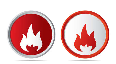 Symbol of fire.Vectorのイラスト素材