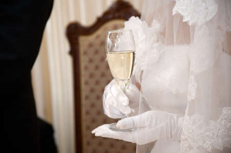 Toast, wedding reception, the bride of toast glassの写真素材