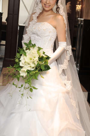 Marriage, bride to be declined to formulaの写真素材