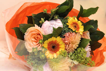 Marriage, graceful flowers for presentationの写真素材