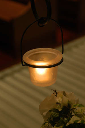 Very nice church inside of candlelightの写真素材