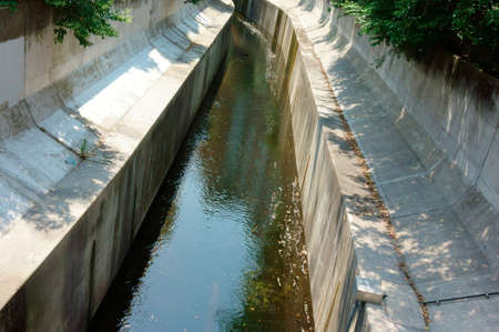Urban rain for irrigation canals, Canalの写真素材