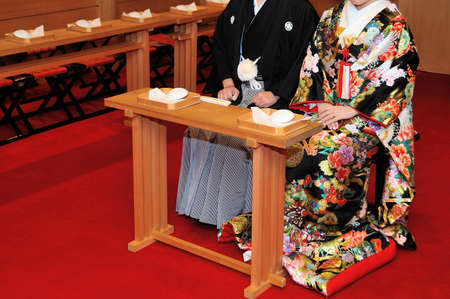 Bridal Image, kimono marriage, splendid and elegant very nice weddingの写真素材