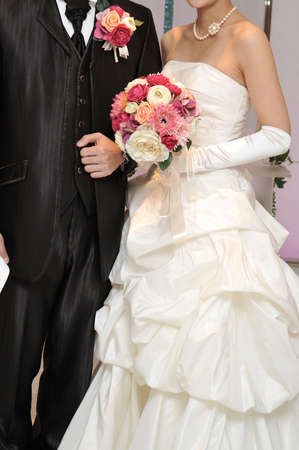 Bridal image, splendid and elegant very nice weddingの写真素材