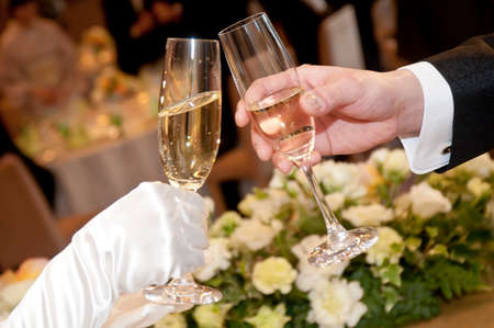 Bridal image, splendid and elegant very nice weddingの写真素材