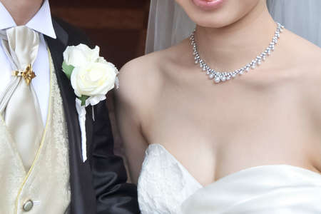 Bridal, wedding, fashionable, elegant, brilliant, graceful, beautiful, lovely, gorgeousの写真素材