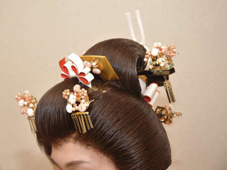 Bridal hairstyleの写真素材