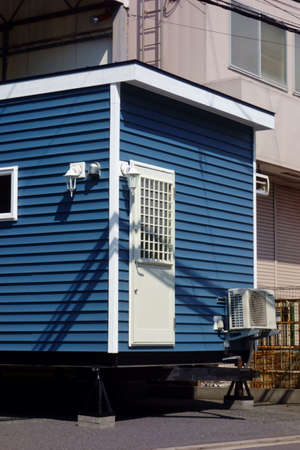 Don't be fashionable, our large blue trailer house