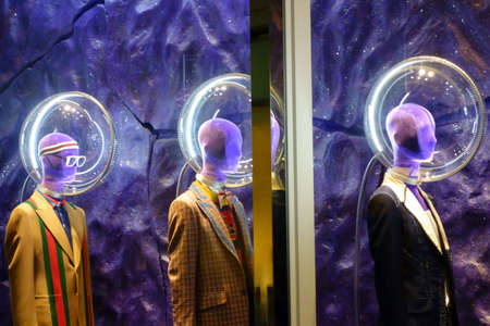 Tokyo, Japan-September 29, 2017 :, Tokyo Ginza, a symbolic brand familiar with stylish designs