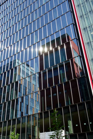 Modern architectural pattern in the city that shakes the super futureの写真素材
