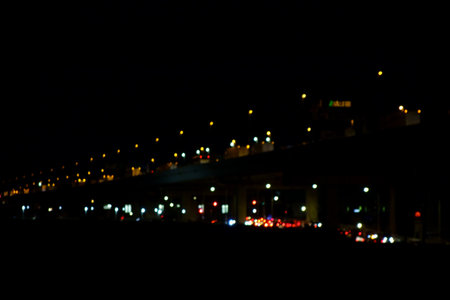Downtown Tokyo, Japan Glittering lights in the night sky, night view distant scenery of the capital cityの写真素材