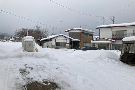 02/08/2025, Daily life in Aizu-Tajima, Fukushima Prefecture, Snow Country Sceneryの写真素材