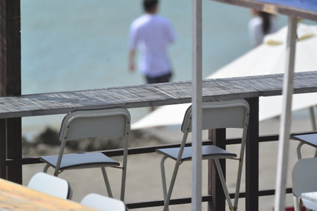 Zushi Hayama Coast, beach chairs with ocean views.