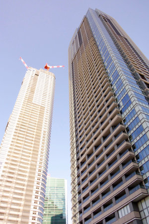 Tokyo, Japan  January 5, 2025: Exterior rendering of the luxurious skyscraper tower at Azabudai...