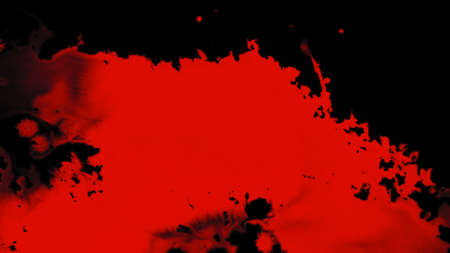 Ink Splatter Over Transparent Background with Alpha Channel. Easy use in motion design 4K