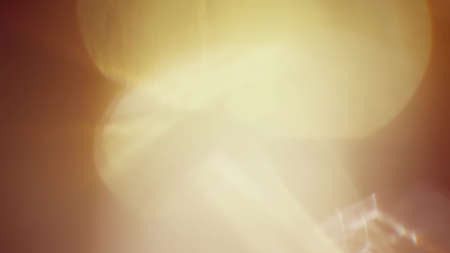 Real Lens Flare Shot in Studio over Black