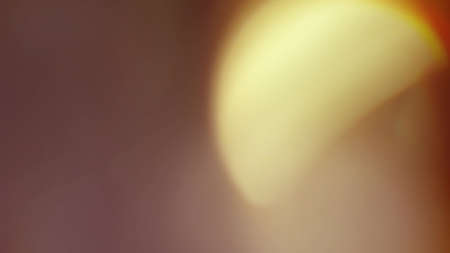 Real Lens Flare Shot in Studio over Black