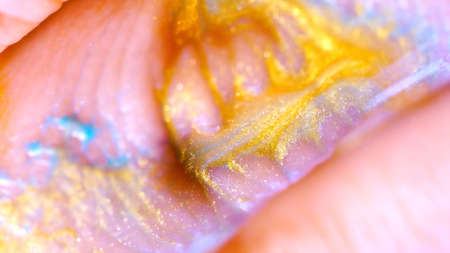 Macro skin, according to the folds of which
