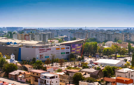 Aerial view of Liberty mall in Rahova neighborhood.のeditorial素材
