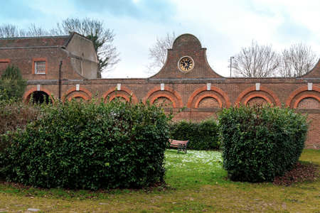 The Stable Block, in Cranford Park, the most complete part of the remaining buildings of Cranford House.のeditorial素材