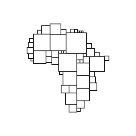 Africa geometricのイラスト素材